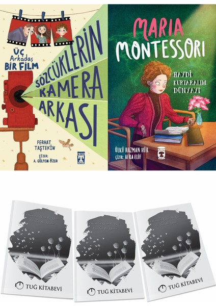 Sözcüklerin Kamera Arkası ve Maria Montessori Haydi Kurtaralım Dünyayı 3 + Hediyeli