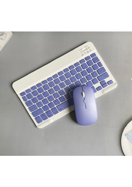 Samsung Galaxy Tab A8 SM-X200 Uyumlu Bluetooth Klavye Mouse Set