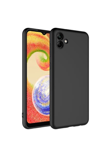 Samsung Galaxy A04 Kılıf Kılıf İçi Kadifeli Esnek Kadifon Lansman Premium Silikon Case Cover