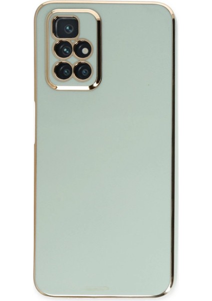 Xiaomi Redmi 10 2022 Kılıf Volet Silikon - Açık Yeşil - YKD1921-9763