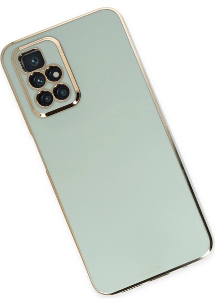 Xiaomi Redmi 10 2022 Kılıf Volet Silikon - Açık Yeşil - YKD1921-9763