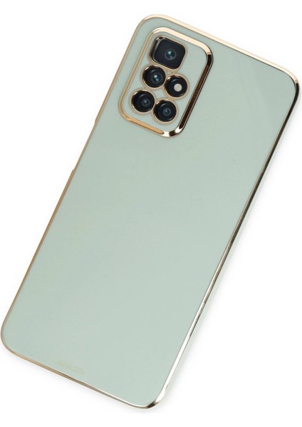 Xiaomi Redmi 10 2022 Kılıf Volet Silikon - Açık Yeşil - YKD1921-9763