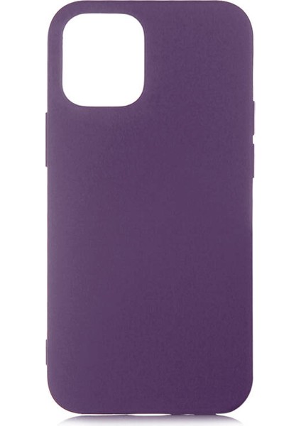 iPhone 12 Kılıf Kılıf İçi Kadifeli Esnek Kadifon Lansman Premium Silikon Case Cover