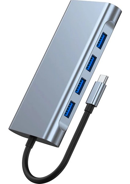 Ally BYL-2110 11IN1 Multifonksiyonlu Type-C Hub Adaptör DÖNÜŞTÜRÜCÜ-(1903) - YKD1929-5587