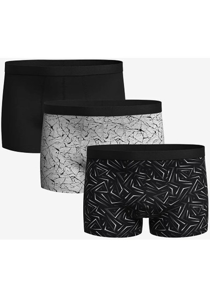 Lc Waıkıkı Standart Kalıp Pamuklu Esnek Erkek Boxer 3'lü (S5)