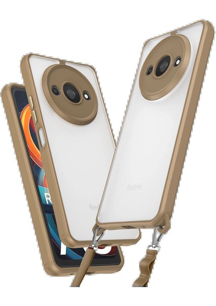 Xiaomi Redmi A3 4g Kılıf Penta Silikon Kılıf - Çöl Titanyum - YKD5155-1434