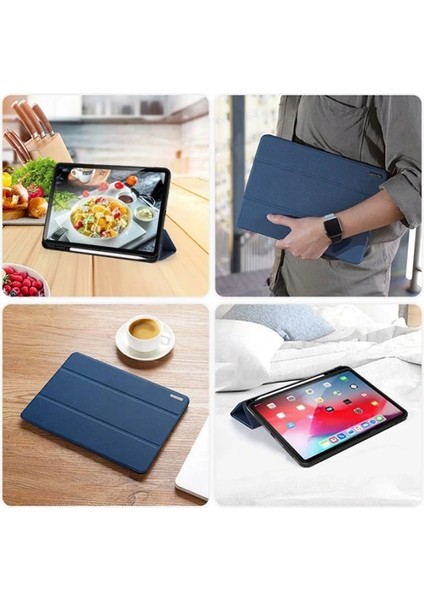 Dux Ducis iPad Air 4 10.9 Kılıf Kalem Yerli Soft Tpu Mıknatıslı Kılıf (Domo) - YKD8261-2516