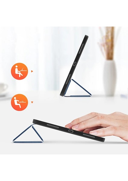 Dux Ducis iPad Air 4 10.9 Kılıf Kalem Yerli Soft Tpu Mıknatıslı Kılıf (Domo) - YKD8261-2516