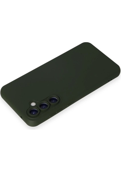 Samsung Galaxy S24 Plus Kılıf Nano Içi Kadife Silikon - Koyu Yeşil - YKD9844-4447
