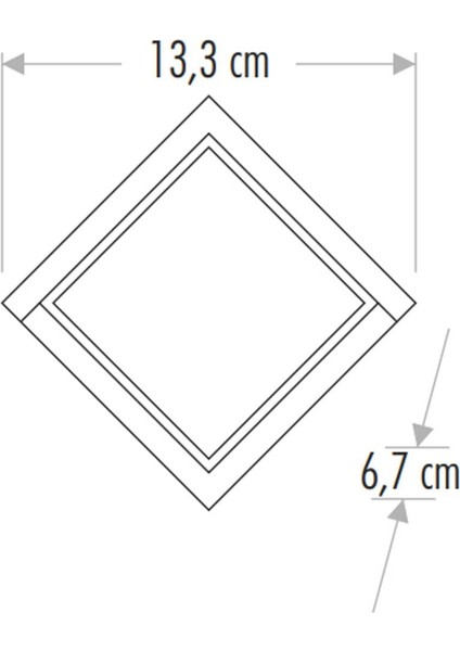 7W Sıva Üstü LED Aplik 3200K Günışığı Işığı, Şık ve Enerji Tasarruflu Aydınlatma fiyatları