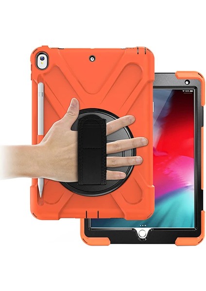 Ipad Pro 10.5 AIR10.5 2019 Kalem Yerli Standlı Zırh Kılıf Shockproof CASE-(1903 - YKD6142-6374