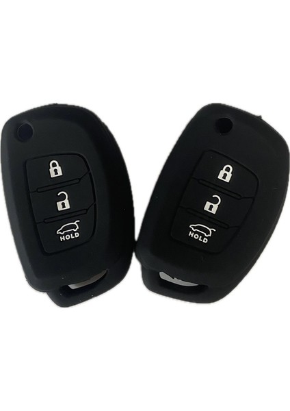Hyundai I10 I20 IX35 Elantra Bayon Tucson Silikon Anahtar Kılıfı Sustalı 2 Adet