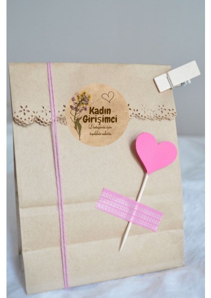 Kadın Girişimci Çıkartma Kutu ve Ambalaj Etiketi (20 Adet) Paketleme Ambalaj Kargo Ürün Etiketi modelleri