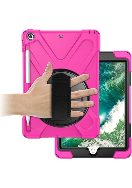 Ipad 9.72017 Ipad 9.7 2018 Kalem Yerli Standlı Zırh Kılıf/shockproof CASE-(190 - YKD5803-1449