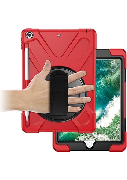 Ipad 9.72017 Ipad 9.7 2018 Kalem Yerli Standlı Zırh Kılıf/shockproof CASE-(190 - YKD5803-1449