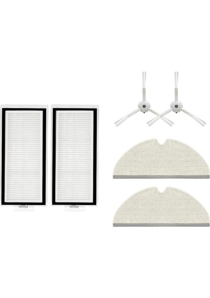 Roborock Q8 Max, q8 Max Plus- Q8 Pro/ q8 Ultra Uyumlu Yedek Parça Yenileme Seti- Beyaz