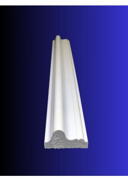 Boyanabilir Eğimli Dekoratif Duvar Çıtası 4 Cm, Beyaz, 240 Cm, 1 Adet