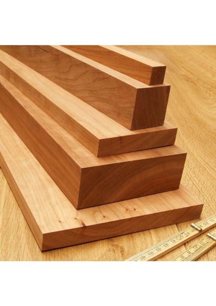 Renkli Kiraz Ahşap Çıta 1X3X100 Cm, 1 Adet, Taslak ve Blok Tahta