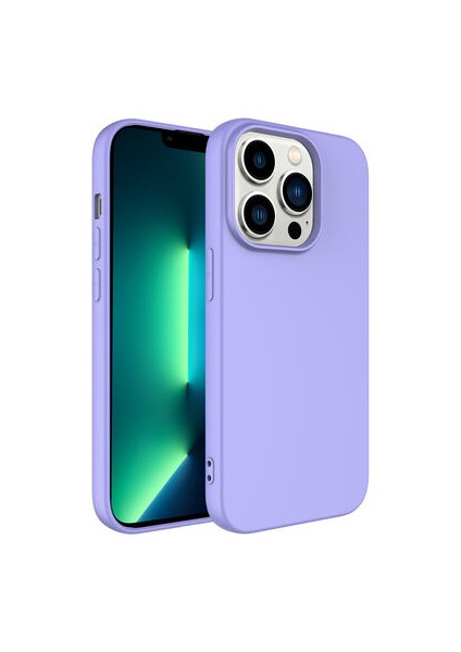 iPhone 14 Pro Max Kılıf Kılıf İçi Kadifeli Esnek Kadifon Lansman Premium Silikon Case Cover