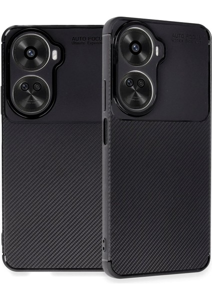 Huawei Nova 12 Se Kılıf Auto Focus Karbon Kapak - Siyah - YKD3497-3361