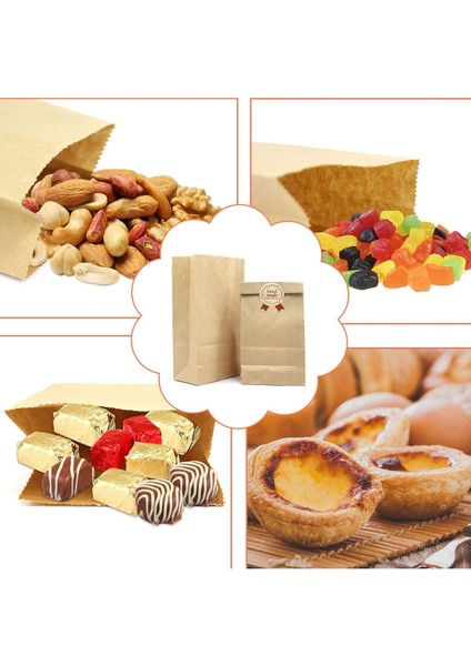 25 Adet 10X17 Dik Duran Kalın Kraft Sunumluk Kese Kağıdı (Düğün, Nişan, Kına Vs. Uygundur)