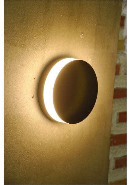 12W 3000K Dış Mekan LED Armatür Siyah, Dayanıklı ve Şık Aydınlatma Çözümü fiyatları