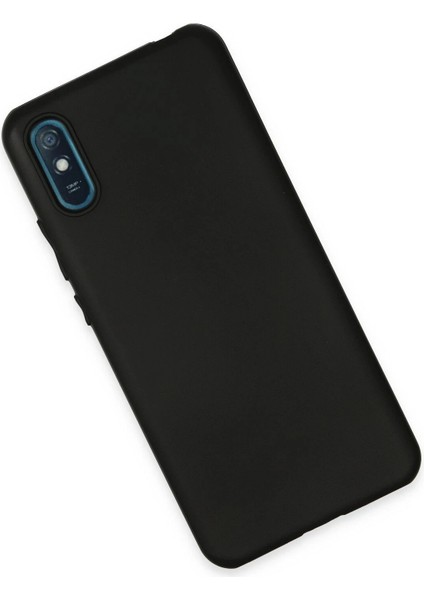 Xiaomi Redmi 9A Kılıf First Silikon - Siyah - YKD9355-7754