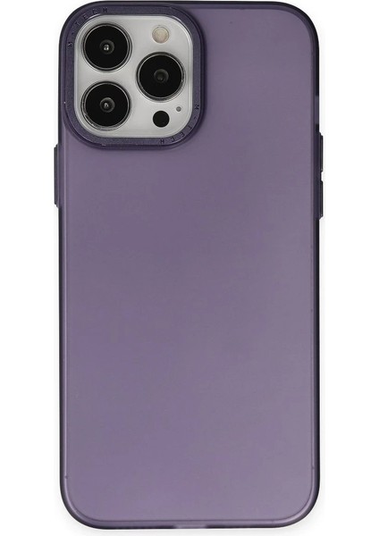 iPhone 14 Pro Max Kılıf Modos Metal Kapak - Derin Mor - YKD6342-9997