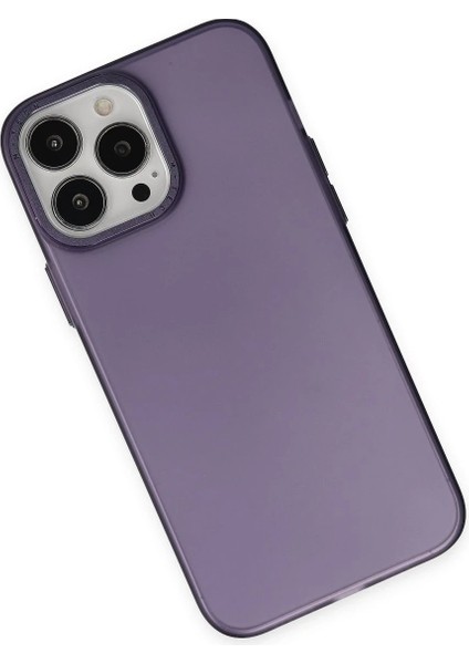 iPhone 14 Pro Max Kılıf Modos Metal Kapak - Derin Mor - YKD6342-9997