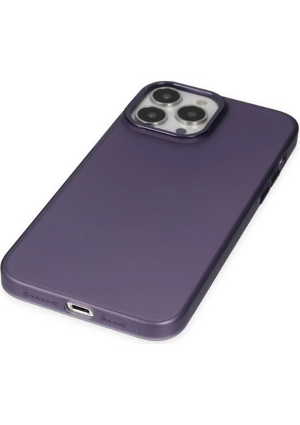iPhone 14 Pro Max Kılıf Modos Metal Kapak - Derin Mor - YKD6342-9997