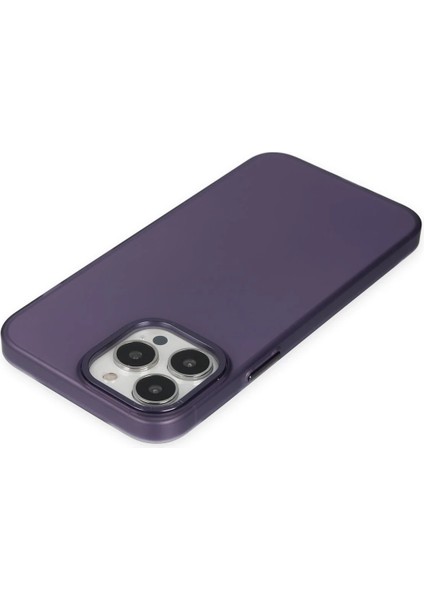 iPhone 14 Pro Max Kılıf Modos Metal Kapak - Derin Mor - YKD6342-9997