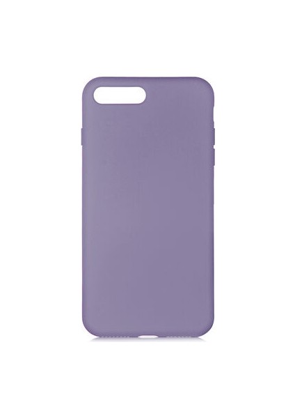 iPhone 7 Plus Kılıf Kılıf İçi Kadifeli Esnek Kadifon Lansman Premium Silikon Case Cover