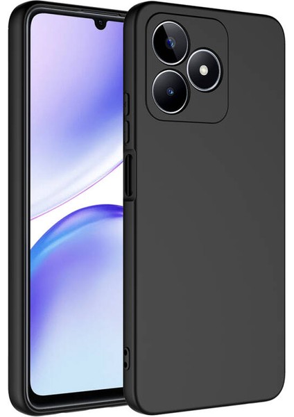 Realme Note 50 Kılıf Kılıf İçi Kadifeli Esnek Kadifon Lansman Premium Silikon Case Cover