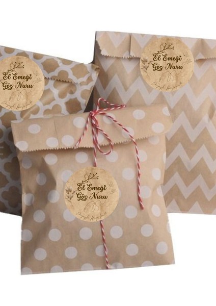 Handmade, El Işi Çıkartma Kutu ve Ambalaj Etiketi (20 Adet) Paketleme Ambalaj Kargo Ürün Etiketi fırsatları