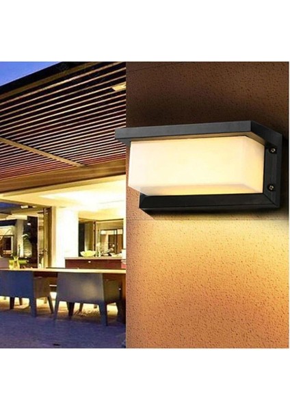 18W Gündüz Işığı Ledli Bahçe ve Balkon Aydınlatması, Duvar, Teras, Veranda Için
