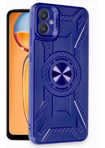 Samsung Galaxy A05 Kılıf Lincoln Silikon - Lacivert - YKD3740-7706