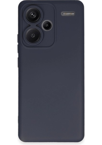 Xiaomi Redmi Note 13 Pro Plus Kılıf Nano Içi Kadife Silikon - Lacivert - YKD4676-6664