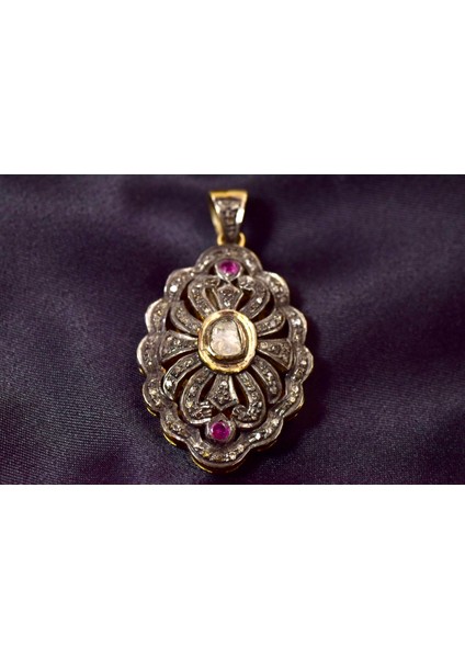 Yakut ve Elmas Antika Kolye fiyatları