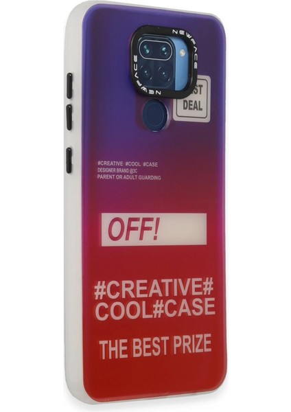 Xiaomi Redmi Note 9 Kılıf Estoril Desenli Kapak - Estoril - 9 - YKD3838-4448