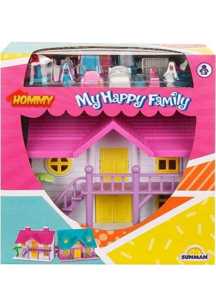2080 Happy Family Villa Oyun Seti 18 Parça