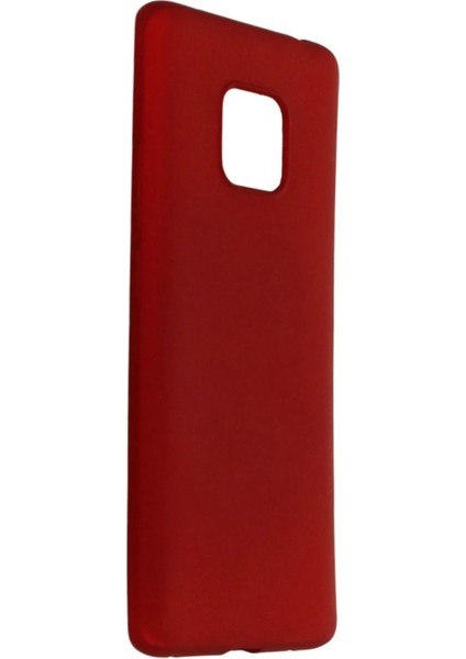 Huawei Mate 20 Pro Kılıf First Silikon - Bordo - YKD8384-4538