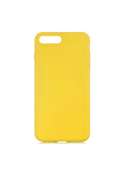 iPhone 7 Plus Kılıf Kılıf İçi Kadifeli Esnek Kadifon Lansman Premium Silikon Case Cover