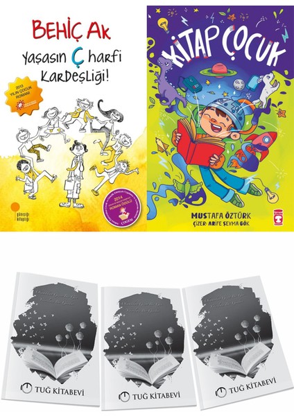 Yaşasın Ç Harfi Kardeşliği! ve Kitap Çocuk + Hediyeli