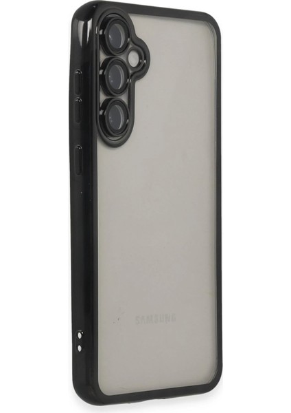 Samsung Galaxy S23 Fe Kılıf Lensli Silikon - Siyah - YKD9962-2060