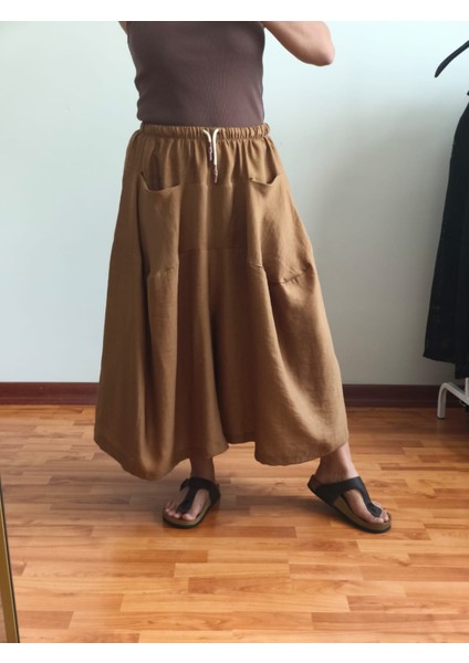 Etek Görünümlü Pantolon Şalvar