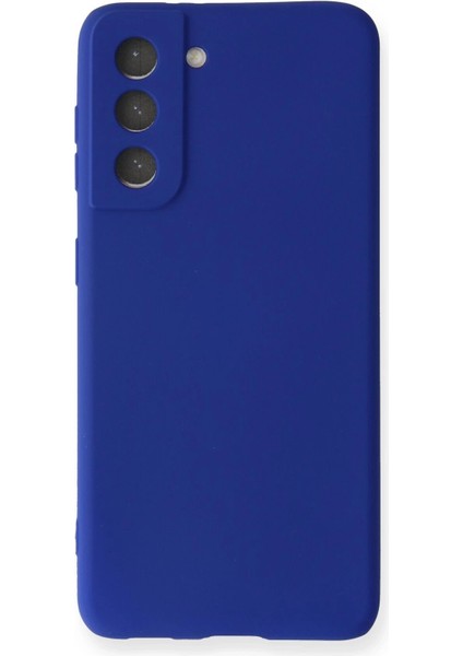 Samsung Galaxy S21 Fe Kılıf First Silikon - Lacivert - YKD8275-8676
