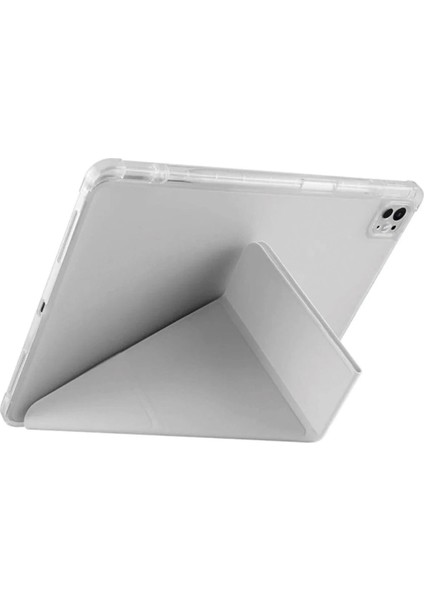 iPad Pro 13 (2024) Kılıf Kalemlikli Mars Tablet Kılıfı - Lacivert - YKD1470-3916