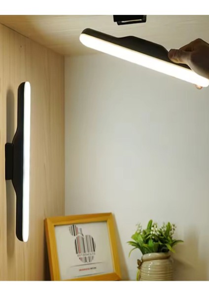 Şarjlı Mıknatıslı Yapışkanlı Kablosuz LED Spot Lamba, Üç Renkli, Mutfak Tezgah Altı modelleri