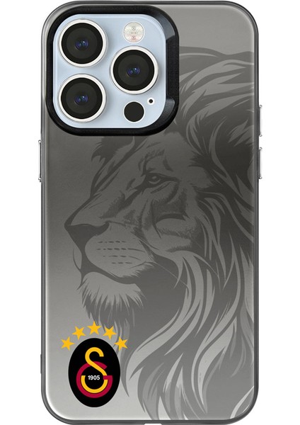 iPhone 14 Pro Uyumlu Galatasaray 5 Yıldız Aslan Premium Lisanslı Telefon Kılıfı