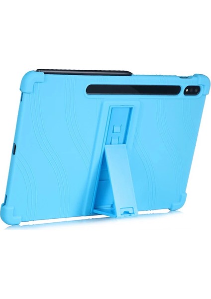 Ally Galaxy Tab S8 Plus S7 Plus S7 Fe T970 T975 Kılıf 12.4 Inç Standlı Silikon K - YKD6621-1089